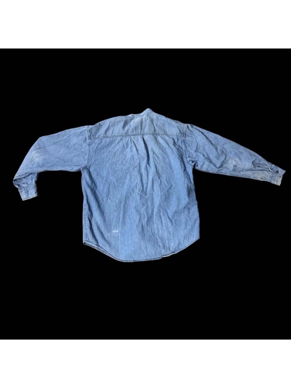 Vintage Western Denim Shirt Cambridge Dry Goods Headdress Embroidery Size 8 READ - Picture 3 of 12